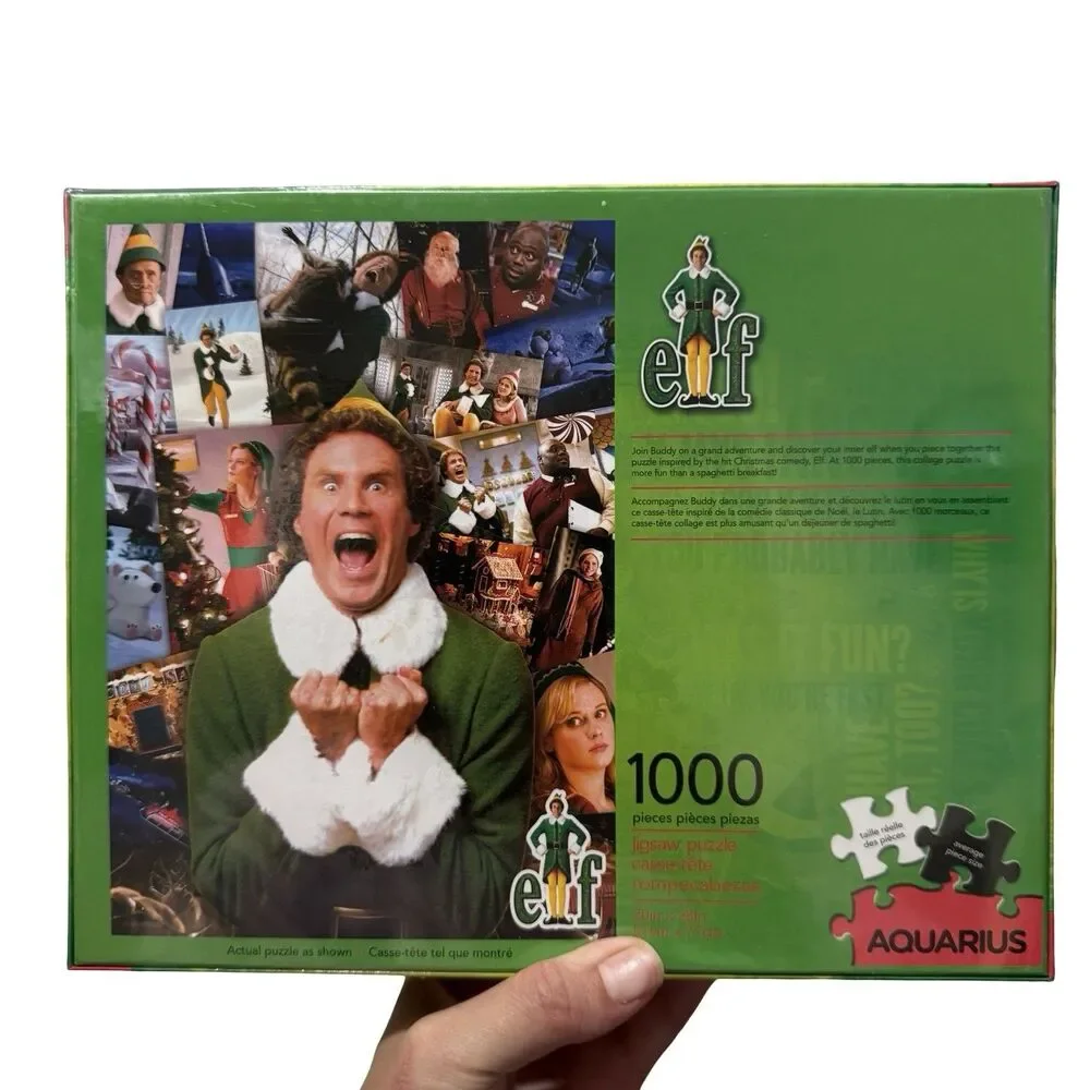 BUDDY THE ELF Christmas Puzzle Movie Elf 1000 Pc Aquarius 20